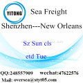 Shenzhen Port LCL Consolidation To New Orleans